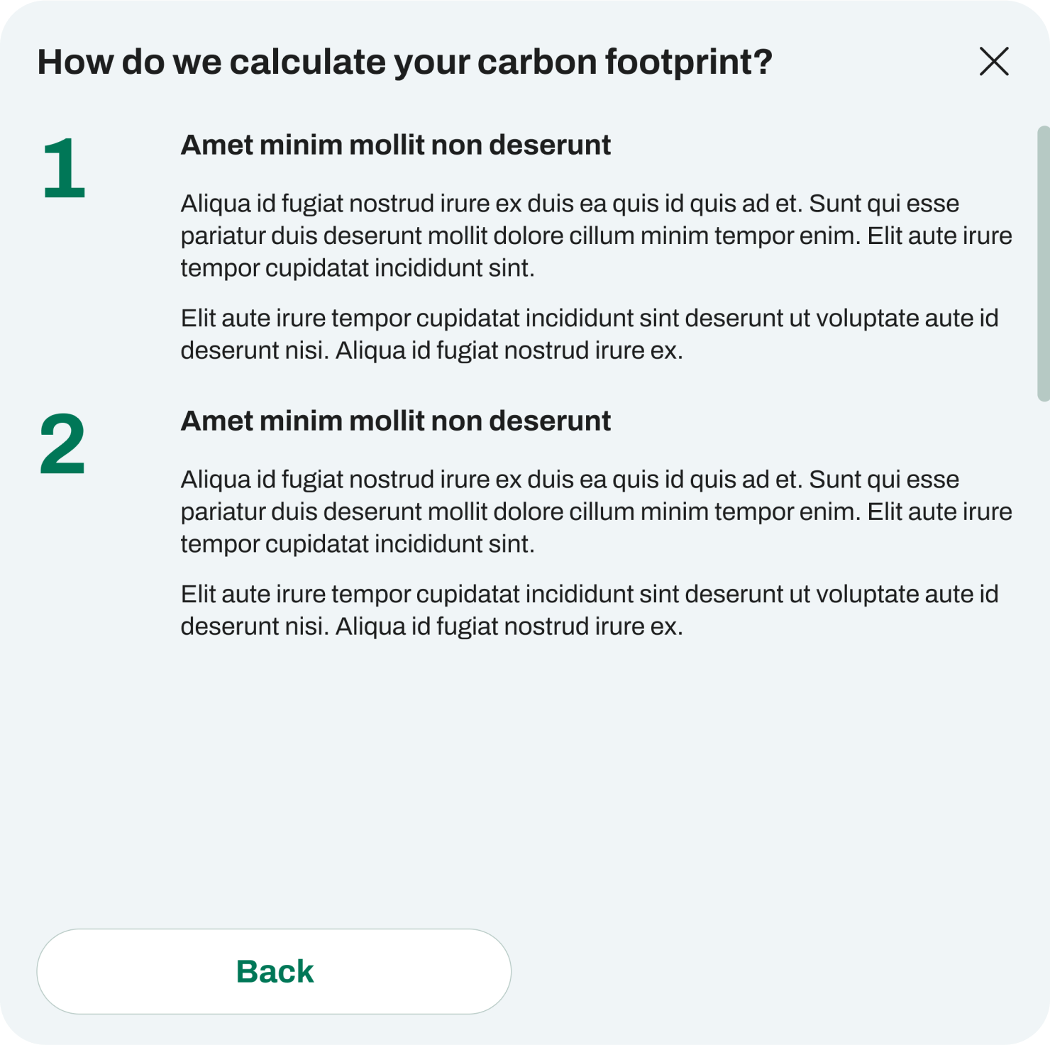 How do we calculate your carbon footprint?