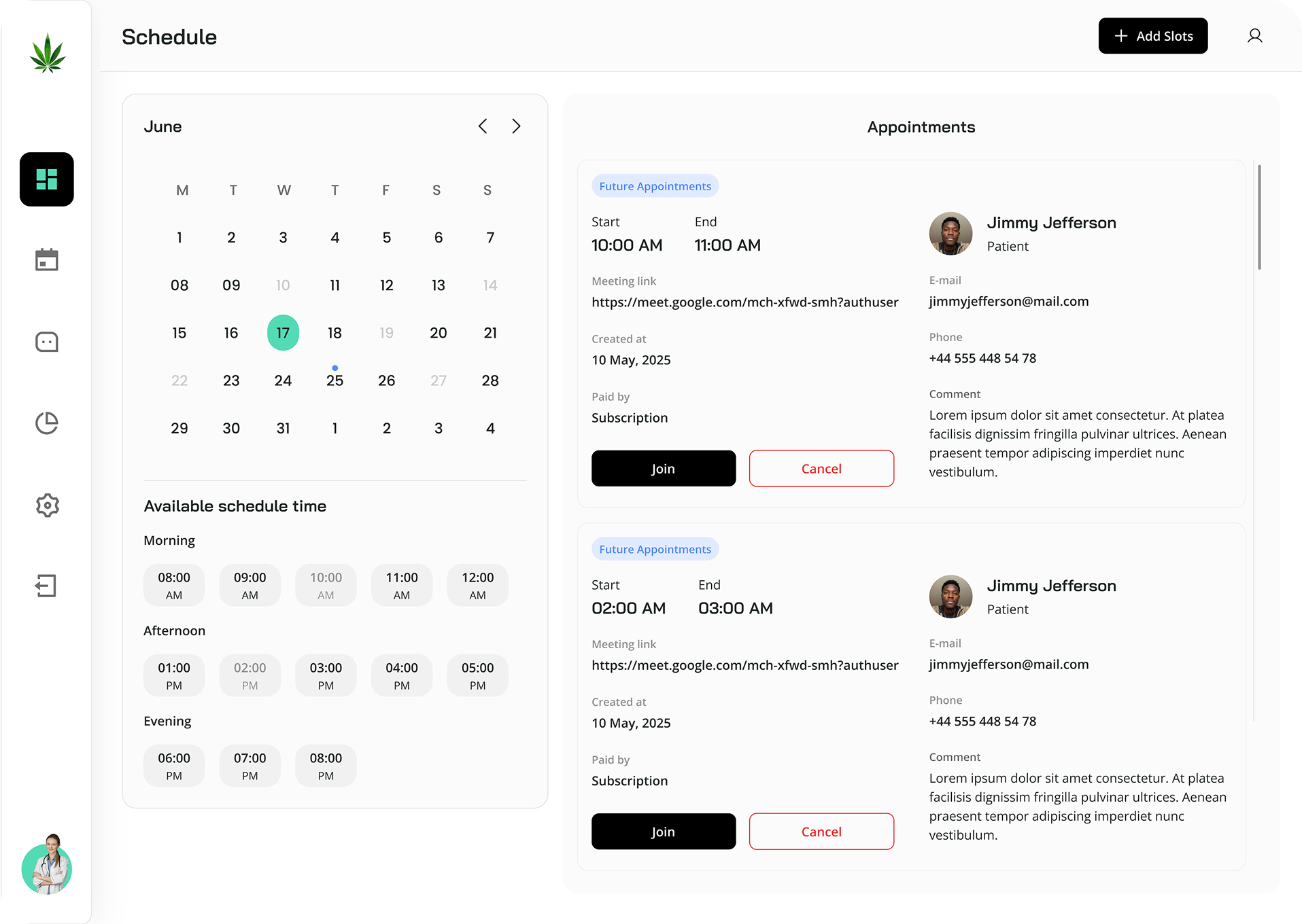 Appointment Scheduling