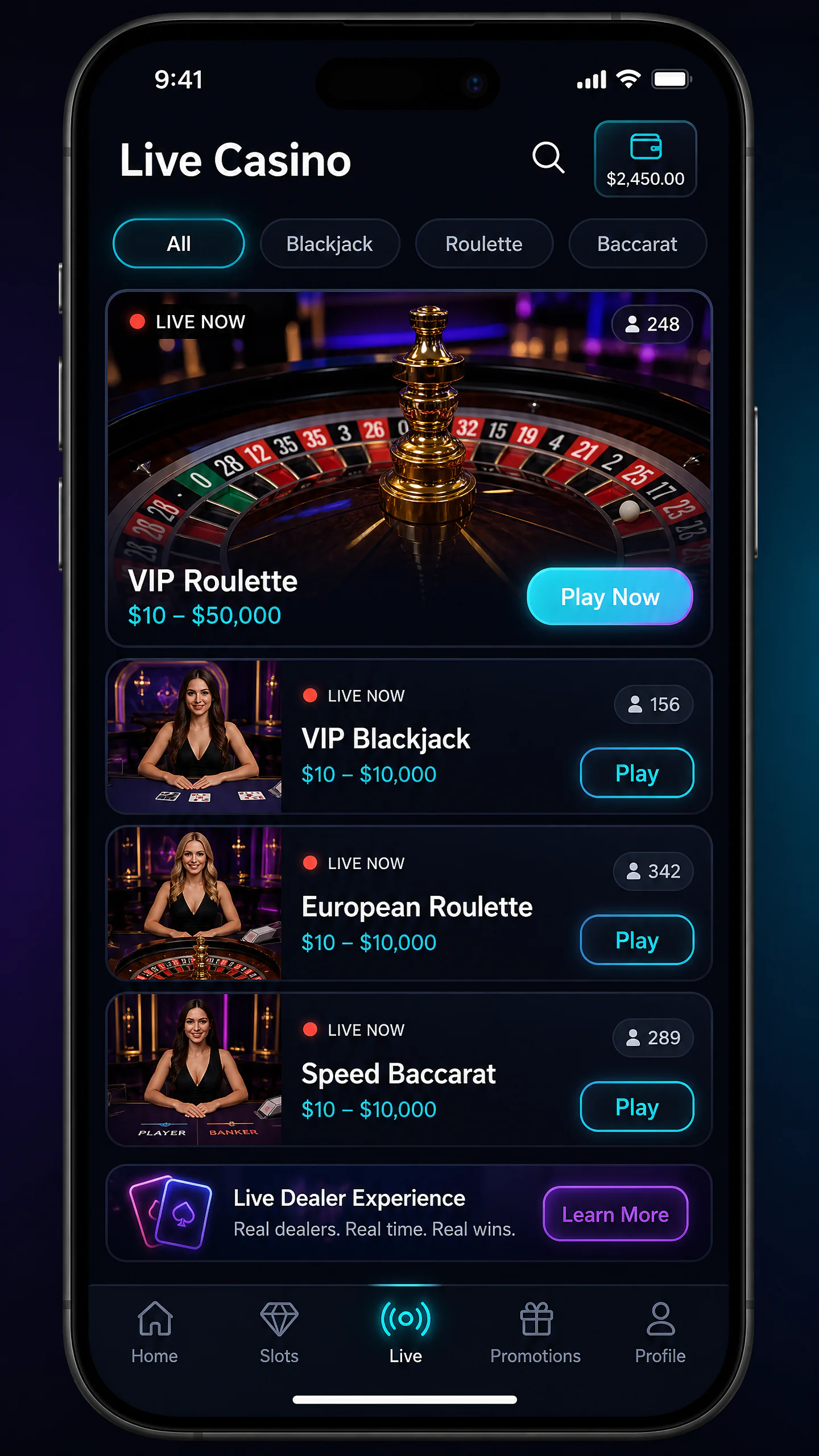 Cocoroza Mobile - Live Casino