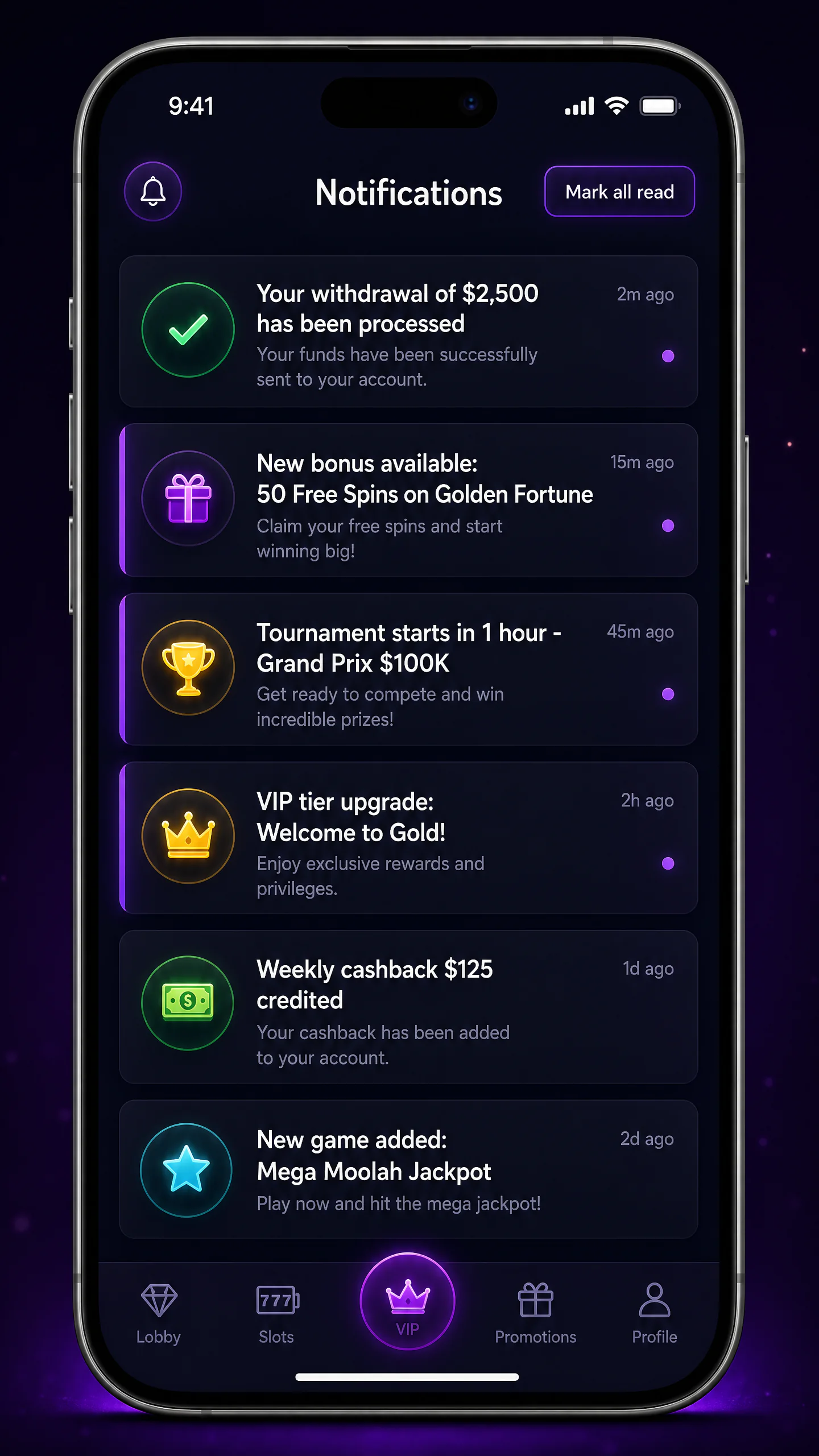 Cocoroza Mobile - Notifications