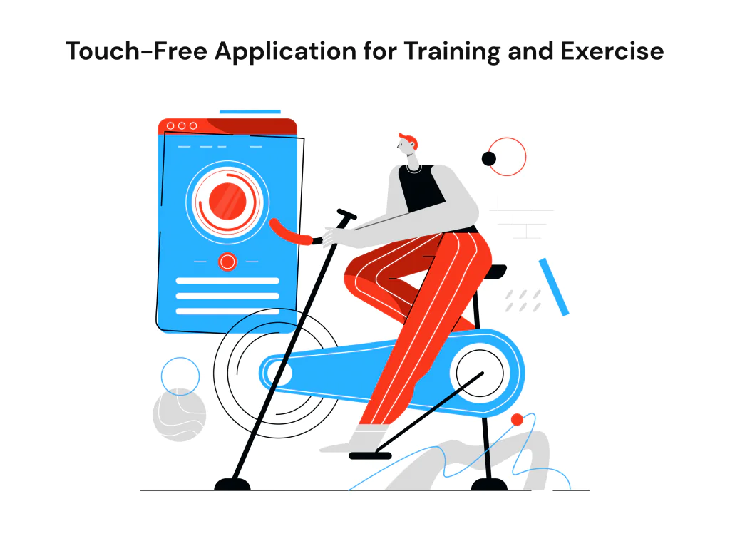 Touch-Free Apps for Training and Exercise