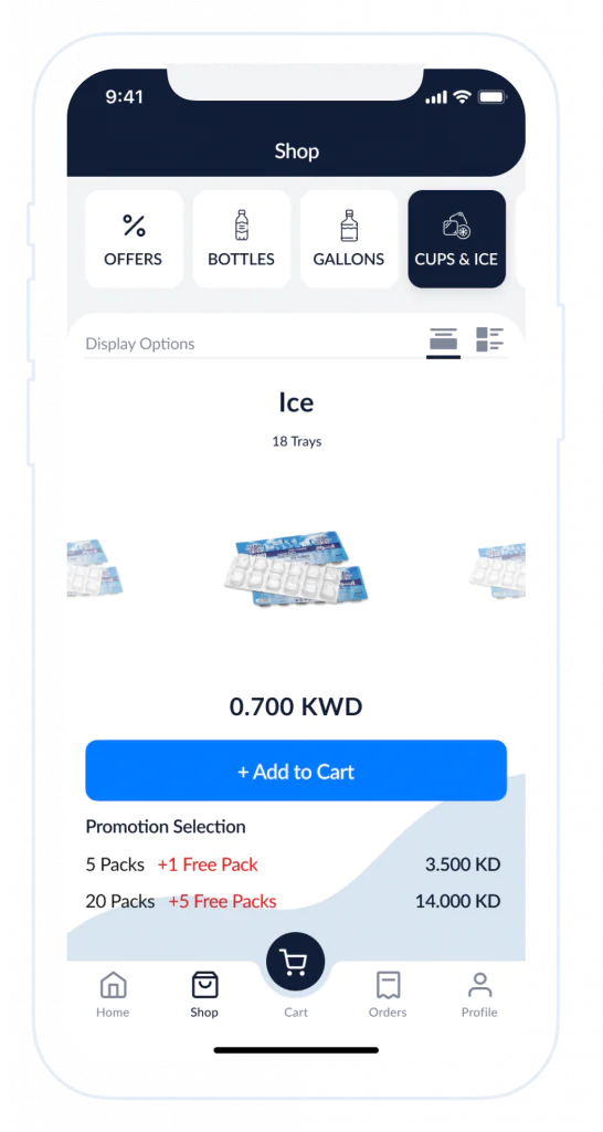 Ice screen mobile